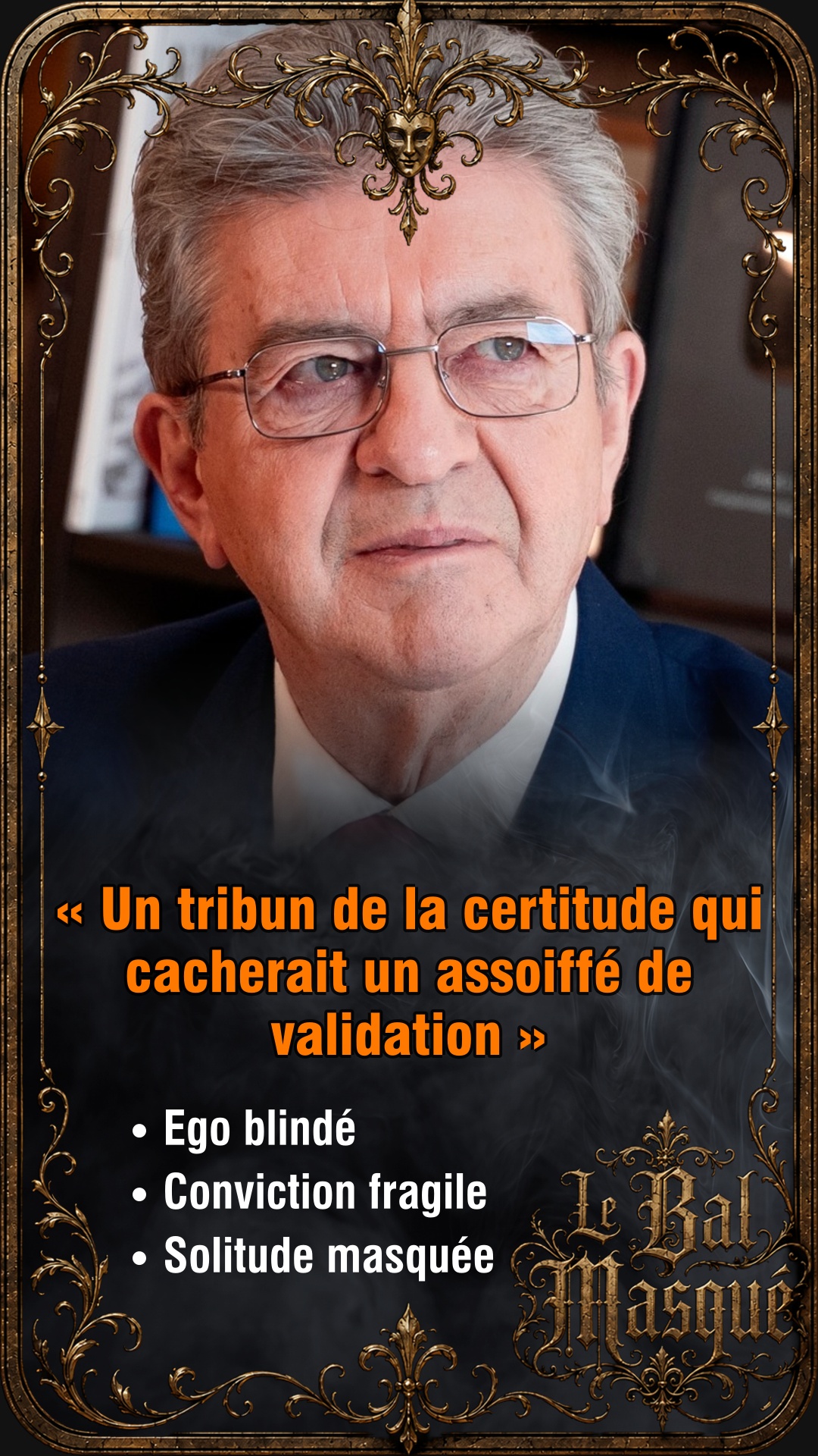 Carte Bal Masqué de Jean-Luc Mélenchon