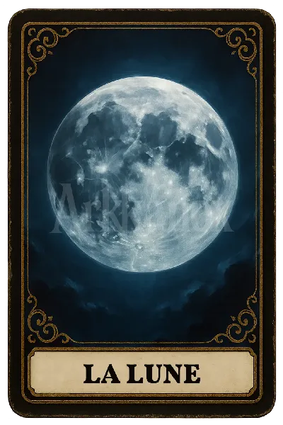La Lune - Tarot Occulte